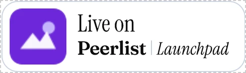 Live on Peerlist Launchpad